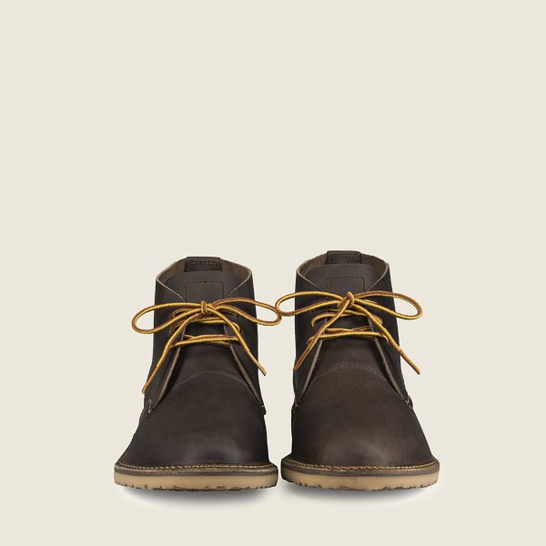 Red Wing Heritage Ayakkabı Erkek - Weekender – Chukka Rough & Tough Deri - Koyu Gri - 62QREDTCO